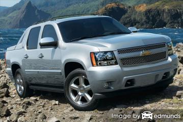 Insurance rates Chevy Avalanche in San Francisco