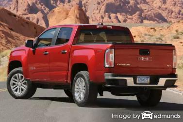 Insurance quote for GMC Canyon in San Francisco