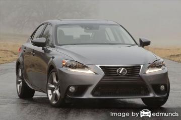 Insurance rates Lexus IS 350 in San Francisco