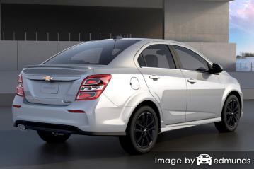 Insurance quote for Chevy Sonic in San Francisco