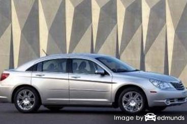 Insurance rates Chrysler Sebring in San Francisco