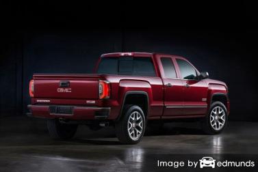 Insurance rates GMC Sierra in San Francisco