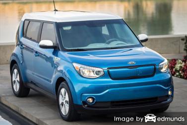 Insurance quote for Kia Soul EV in San Francisco