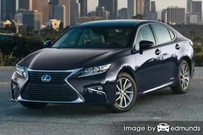 Insurance rates Lexus ES 300h in San Francisco