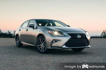 Insurance rates Lexus ES 350 in San Francisco