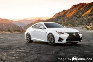 Insurance quote for Lexus RC F in San Francisco