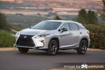 Insurance rates Lexus RX 350 in San Francisco