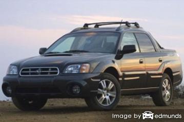 Insurance quote for Subaru Baja in San Francisco