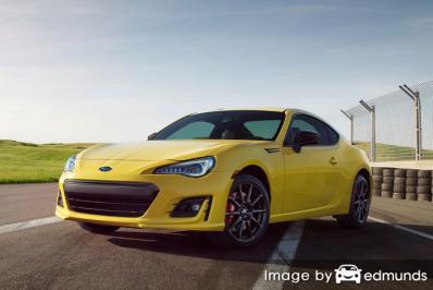 Insurance rates Subaru BRZ in San Francisco