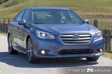 Insurance rates Subaru Legacy in San Francisco