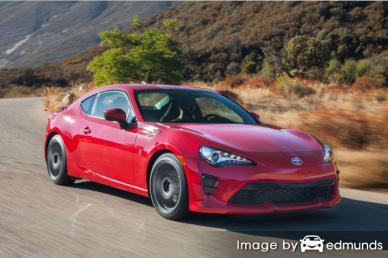 Insurance quote for Toyota 86 in San Francisco