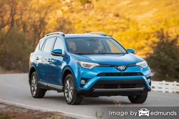 Insurance rates Toyota Rav4 Hybrid in San Francisco