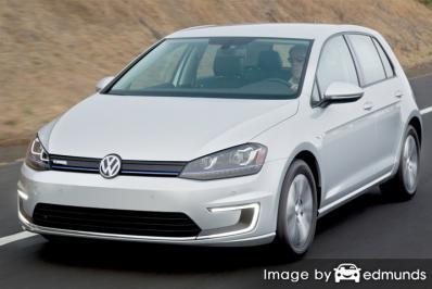 Insurance quote for Volkswagen e-Golf in San Francisco